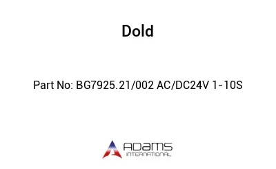 BG7925.21/002 AC/DC24V 1-10S BG7925.21/002 AC/DC24V 1-10S