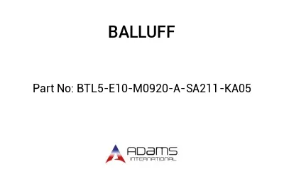 BTL5-E10-M0920-A-SA211-KA05									 BTL5-E10-M0920-A-SA211-KA05