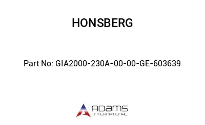 GIA2000-230A-00-00-GE-603639 GIA2000-230A-00-00-GE-603639
