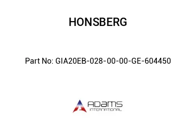 GIA20EB-028-00-00-GE-604450 GIA20EB-028-00-00-GE-604450