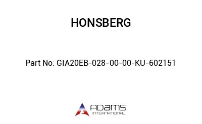 GIA20EB-028-00-00-KU-602151 GIA20EB-028-00-00-KU-602151