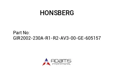 GIR2002-230A-R1-R2-AV3-00-GE-605157 GIR2002-230A-R1-R2-AV3-00-GE-605157